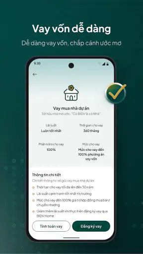 BIDV Home screenshot