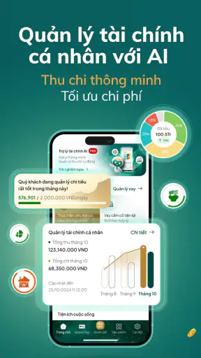 BIDV SmartBanking screenshot