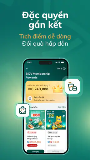 BIDV SmartBanking screenshot