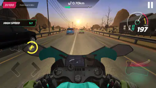 Bike Racing Pro: City Traffic screenshot
