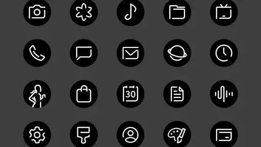 Blaux - Icon Pack (Round) screenshot