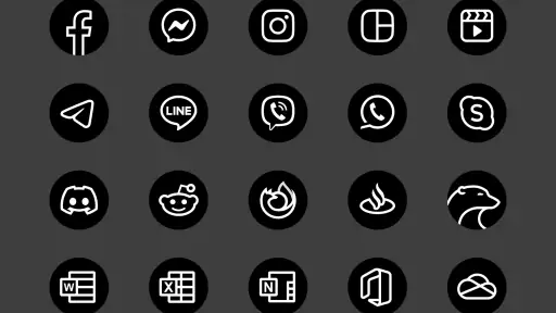 Blaux - Icon Pack (Round) screenshot