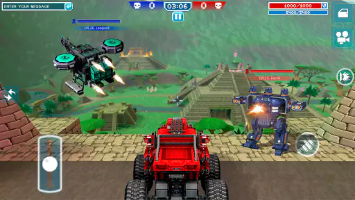 Blocky Cars - trò chơi xe tăng screenshot