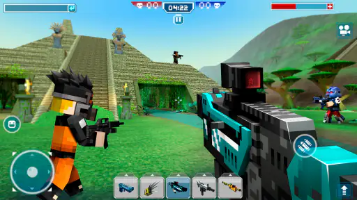 Blocky Cars - trò chơi xe tăng screenshot
