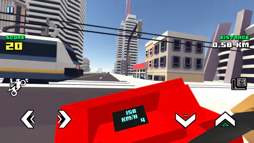 Blocky Moto Racing - xe máy screenshot