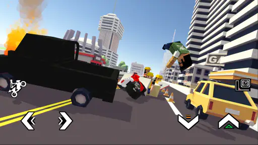 Blocky Moto Racing - xe máy screenshot