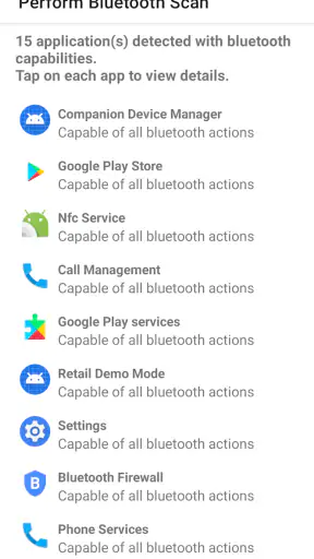 Bluetooth Firewall Lifetime screenshot