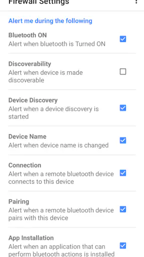 Bluetooth Firewall Lifetime screenshot