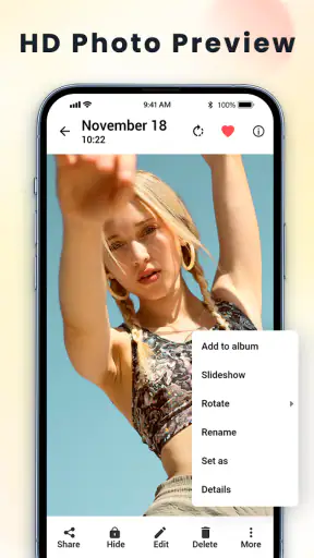 Bộ sưu tập-Thư viện ảnh, Album screenshot