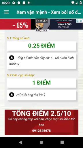 bói số điện thoại hợp tuổi screenshot