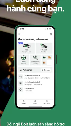 Bolt: gọi xe tiện lợi screenshot