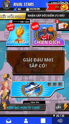 Bóng rổ Rival Stars screenshot