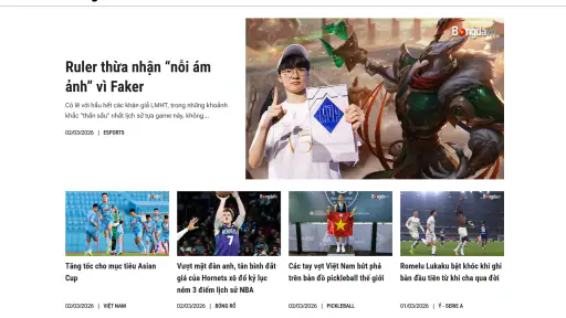 BongdaVN.com.vn screenshot