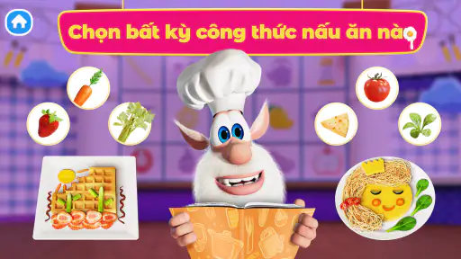 Booba Bếp: Trò Nấu Án Сho Bé screenshot