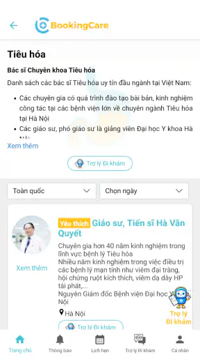 BookingCare screenshot