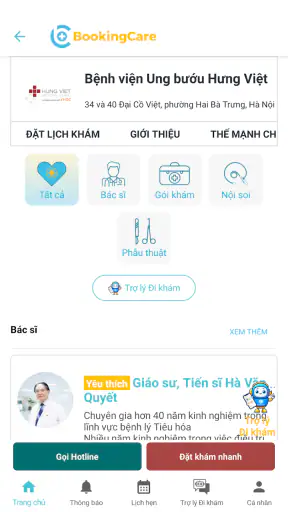 BookingCare screenshot