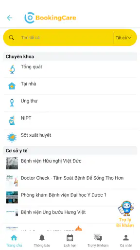 BookingCare screenshot