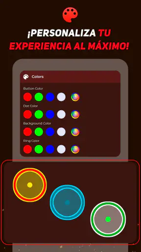 Botón de bolitas - Roja & Azul screenshot