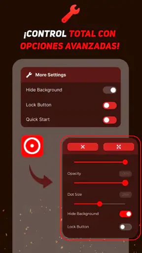 Botón de bolitas - Roja & Azul screenshot