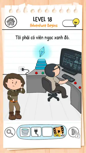 Brain Test 3: Nhiệm vụ gian na screenshot