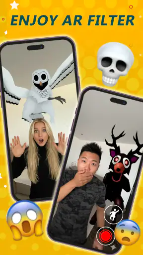 Brainrut: AR Filter & Fun Call screenshot