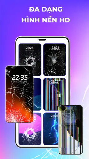 Broken Screen: Magic Wallpaper screenshot