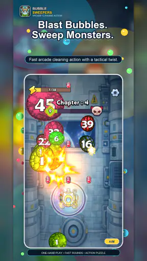 Bubble Sweepers: Clean Blast screenshot