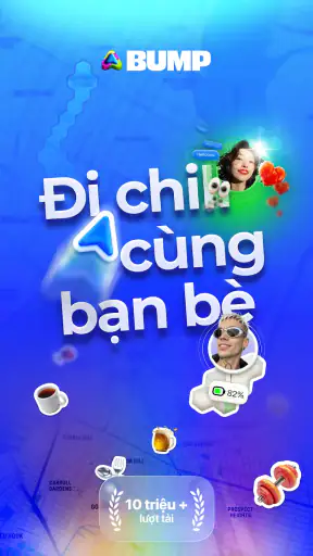 Bump - bản đồ cho bạn bè screenshot