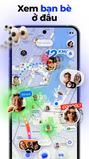 Bump - bản đồ cho bạn bè screenshot