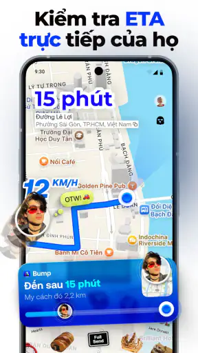 Bump - bản đồ cho bạn bè screenshot