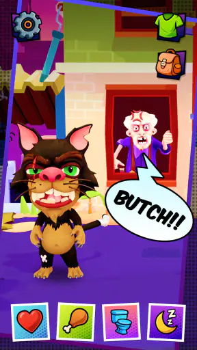 Butch the Cat: Pet Care Games screenshot