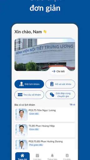 BV Nội tiết Trung Ương screenshot