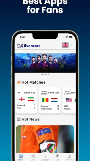 BX Score - tỷ số trực tiếp screenshot