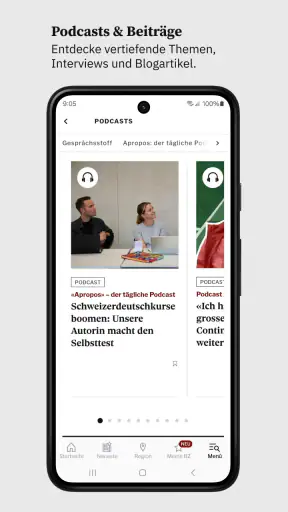 BZ Berner Zeitung Nachrichten screenshot