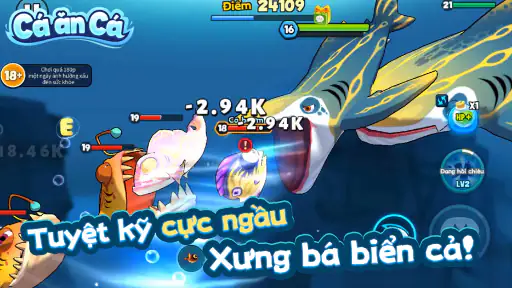 Cá ăn cá:Fish Eat Fish screenshot