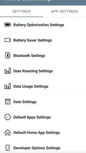 Cài đặt nhanh của Android screenshot
