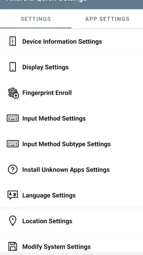 Cài đặt nhanh của Android screenshot