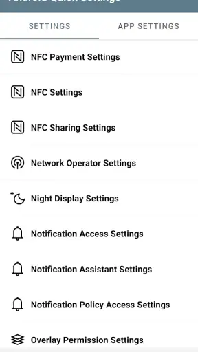 Cài đặt nhanh của Android screenshot