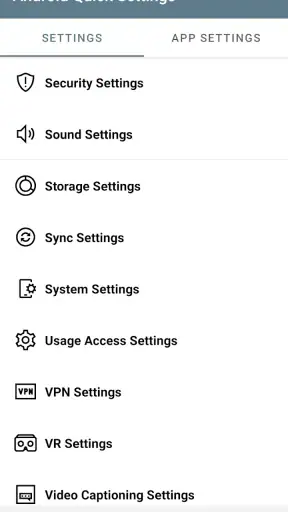 Cài đặt nhanh của Android screenshot