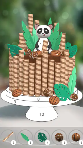 Cake Coloring 3D screenshot