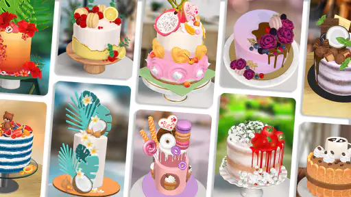 Cake Coloring 3D screenshot
