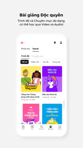 Cake - Học Tiếng Anh & Hàn screenshot