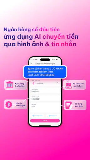 CAKE - Ngân hàng số screenshot