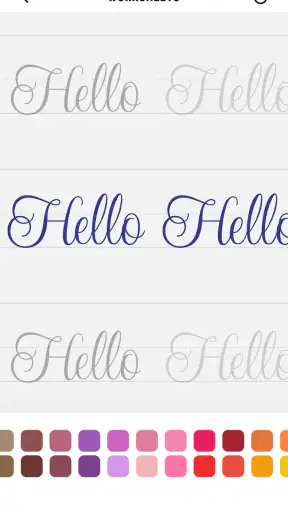 Calligraphy - Cursive Practice screenshot