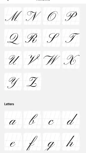 Calligraphy - Cursive Practice screenshot