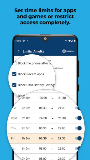 CALMEAN Control Center screenshot