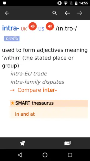 Cambridge English Dictionary screenshot