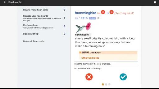 Cambridge English Dictionary screenshot