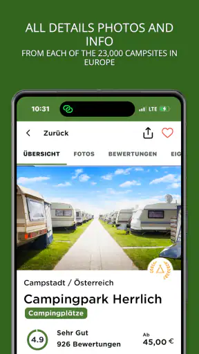 camping.info - The CAMPING APP screenshot