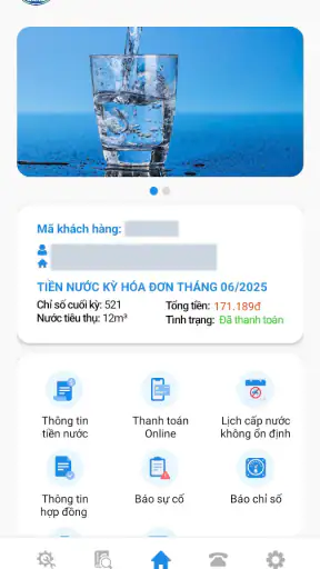 Cấp nước Hải Phòng screenshot